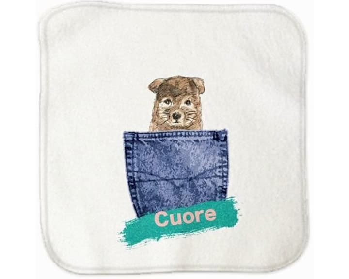 ミニタオル　犬　Cuore